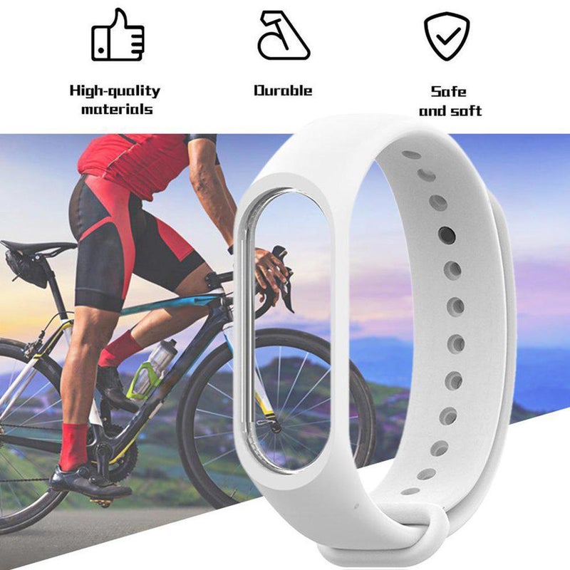 أحزمة بديلة متوافقة مع Xiaomi Mi Band 3/4، حزام سيليكون بديل، إكسسوارات أساور المعصم - Image 2